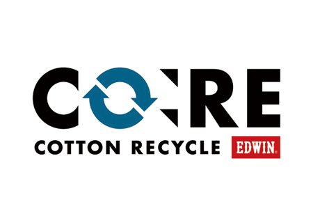 EDWIN『CORE』COTTON RECYCLE ロゴ 2019